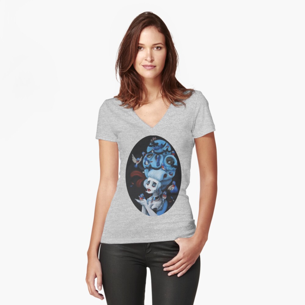 Item preview, Fitted V-Neck T-Shirt designed and sold by ERWhittingham.