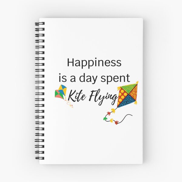 Item preview, happiness is a day spent kite flying , kite flying lover designed and sold by artidesgn.