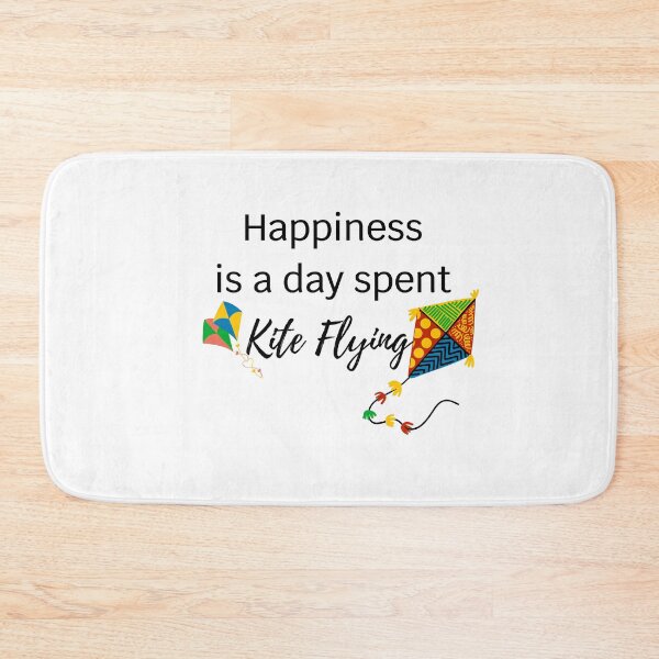Item preview, happiness is a day spent kite flying , kite flying lover designed and sold by artidesgn.
