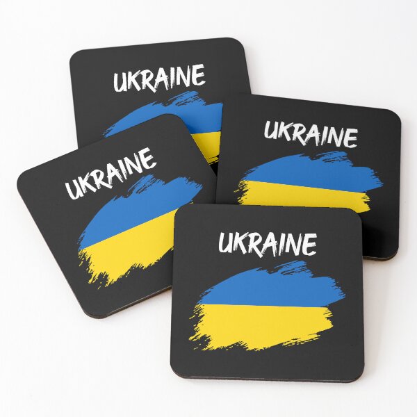 Item preview, Ukraine Ukrainian flag banner designed and sold by GeogDesigns.