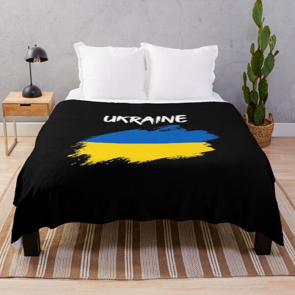 Item preview, Ukraine Ukrainian flag banner designed and sold by GeogDesigns.