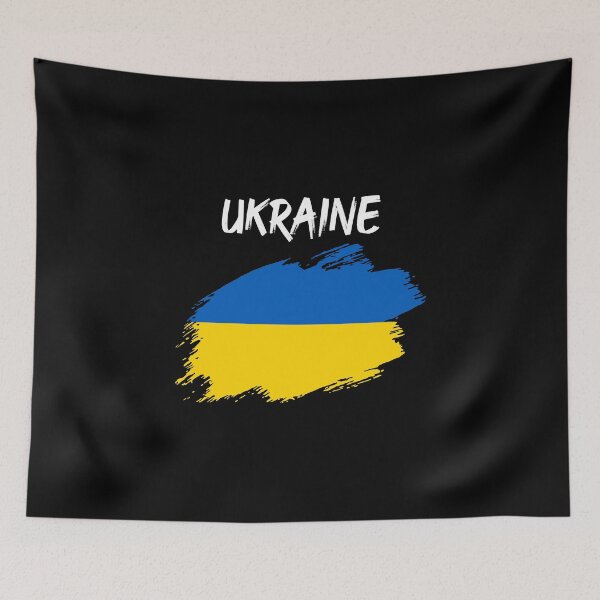 Item preview, Ukraine Ukrainian flag banner designed and sold by GeogDesigns.