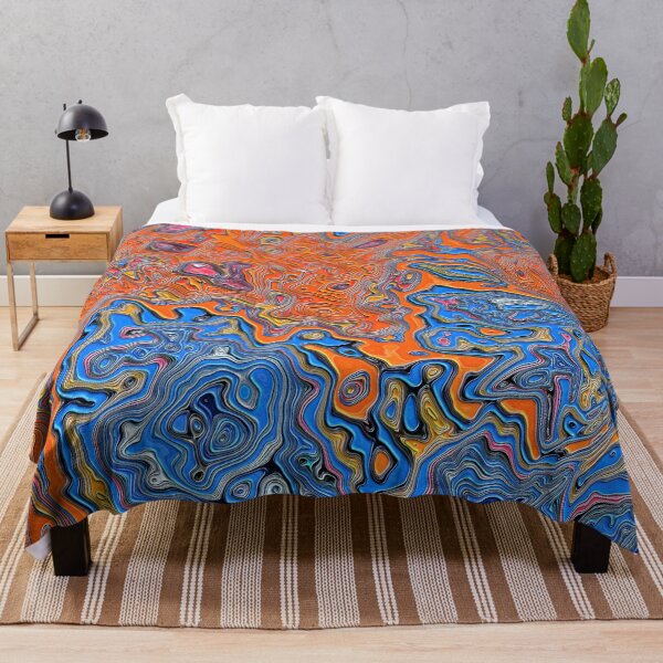 Item preview, Orange and blue abstract design designed and sold by CCC2021.