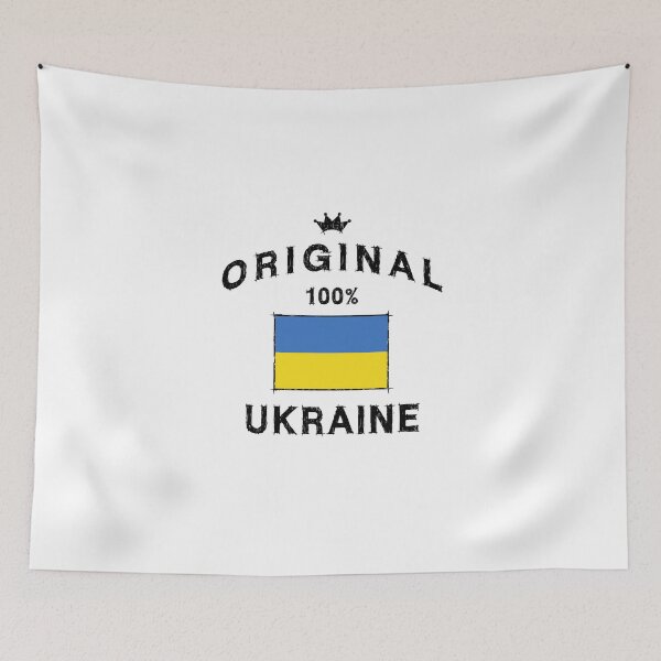 Item preview, Ukraine Ukrainian flag banner designed and sold by GeogDesigns.