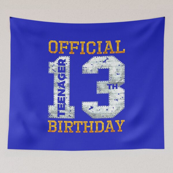 Item preview, Official Teenager 13 Years Old 13th Birthday For Girls or Boys [Design-02] designed and sold by NH2019.