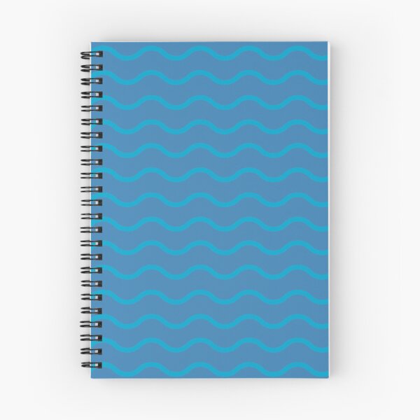 Item preview, Wavy blue seamless pattern designed and sold by ProfiTrollka.