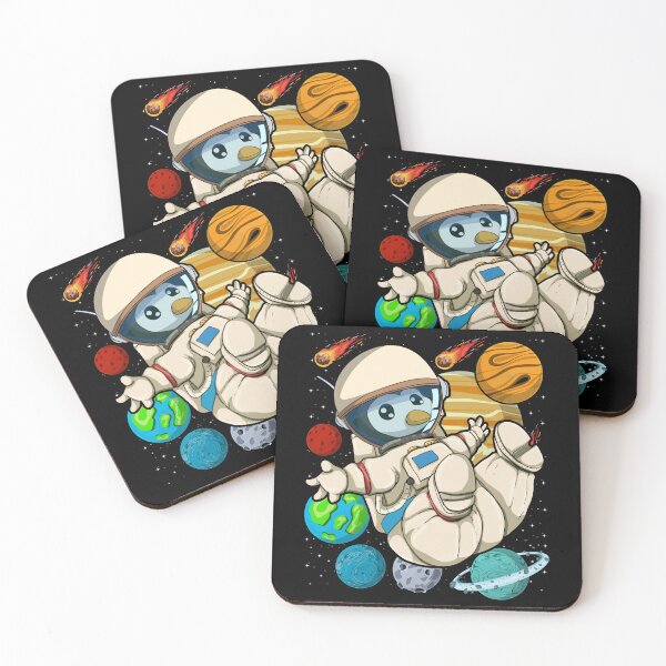Item preview, Space Science Animal Astronaut Pinguin designed and sold by bestshirtdesign.