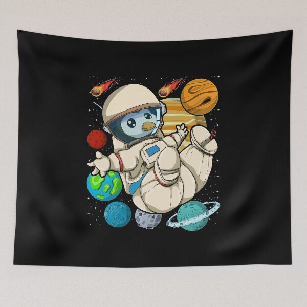 Item preview, Space Science Animal Astronaut Pinguin designed and sold by bestshirtdesign.