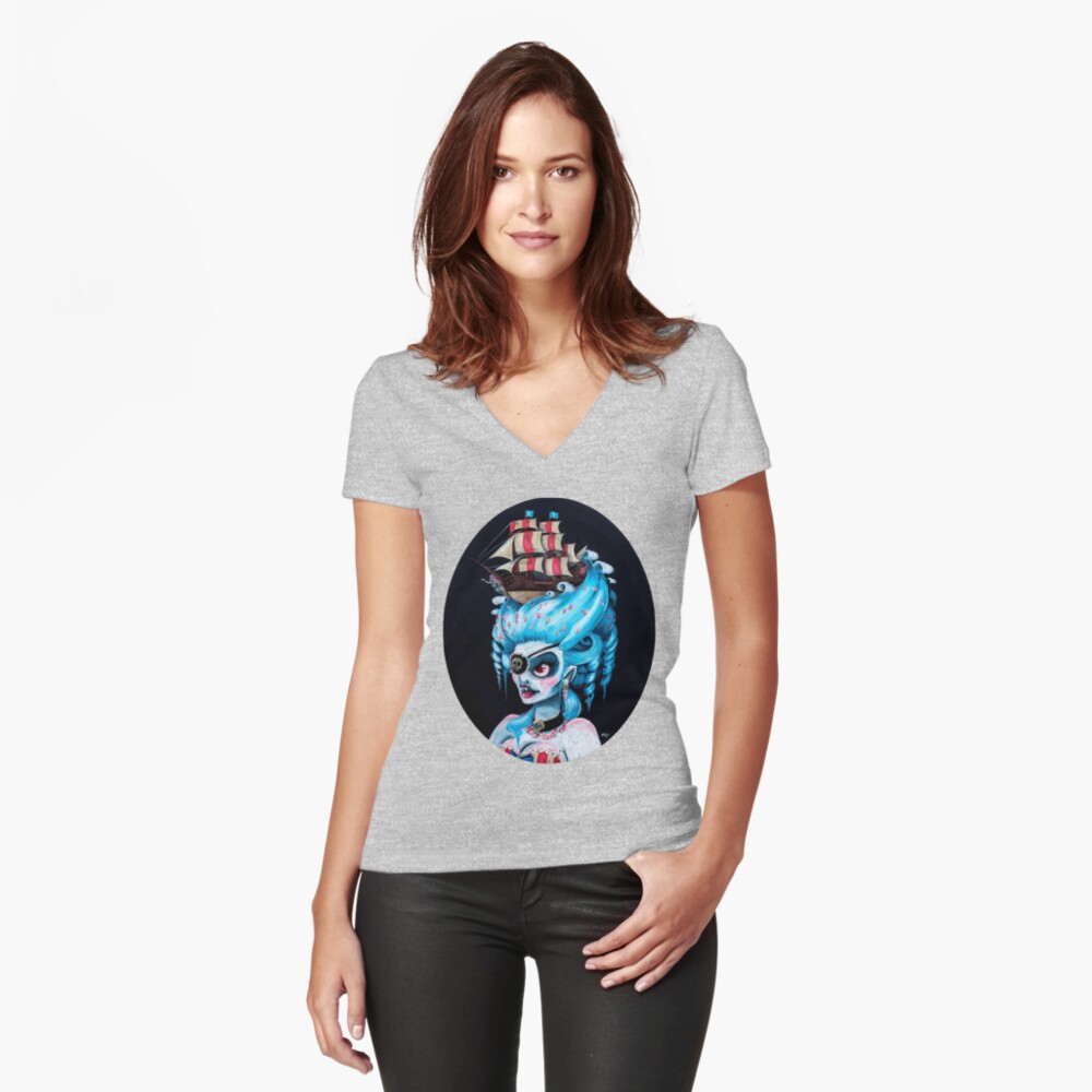 Item preview, Fitted V-Neck T-Shirt designed and sold by ERWhittingham.