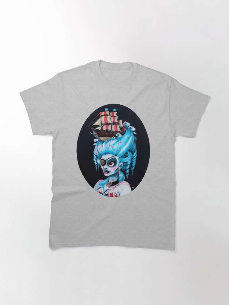 Thumbnail 3 of 7, Classic T-Shirt, Pirate Ship Vampire designed and sold by ERWhittingham.