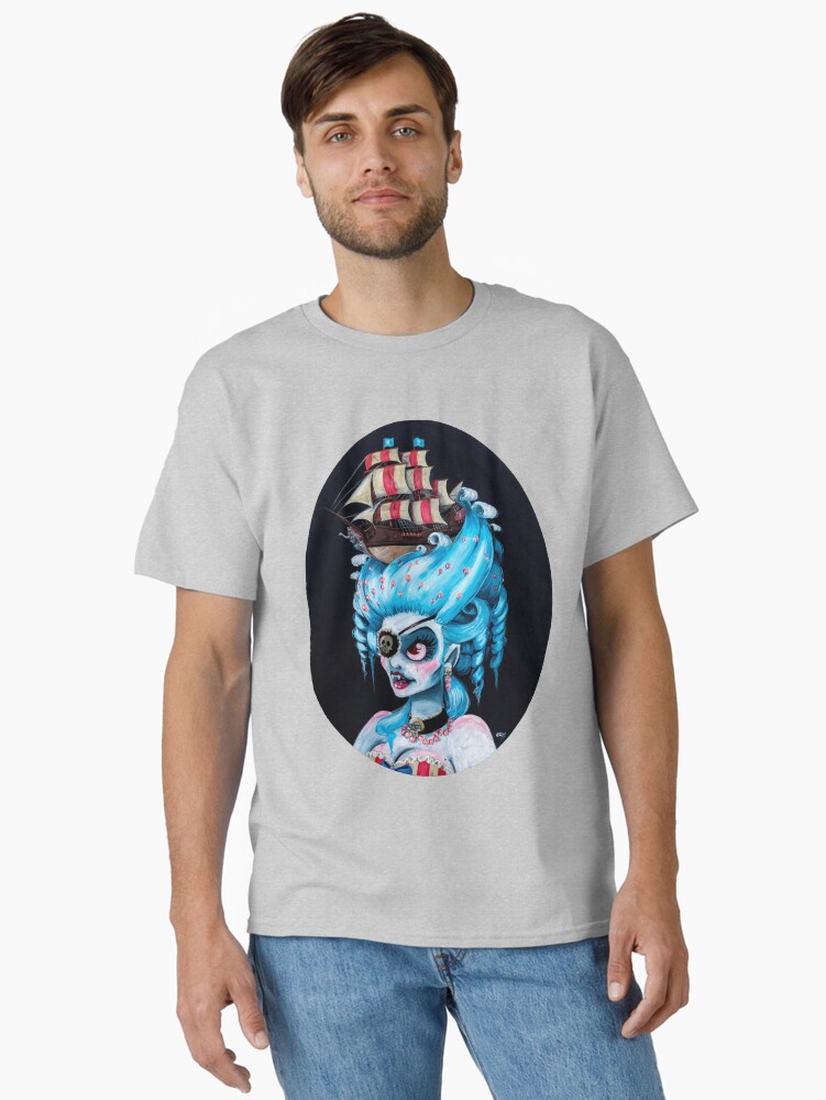 Thumbnail 1 of 7, Classic T-Shirt, Pirate Ship Vampire designed and sold by ERWhittingham.