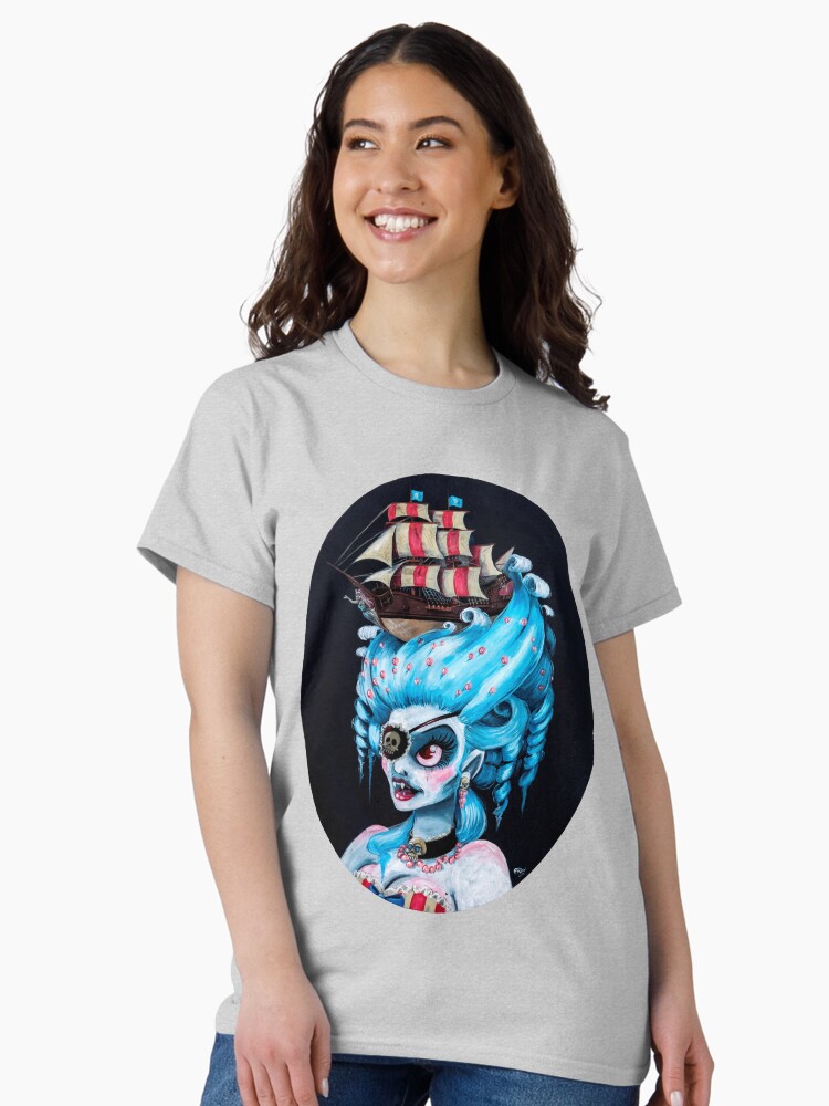 Thumbnail 2 of 7, Classic T-Shirt, Pirate Ship Vampire designed and sold by ERWhittingham.