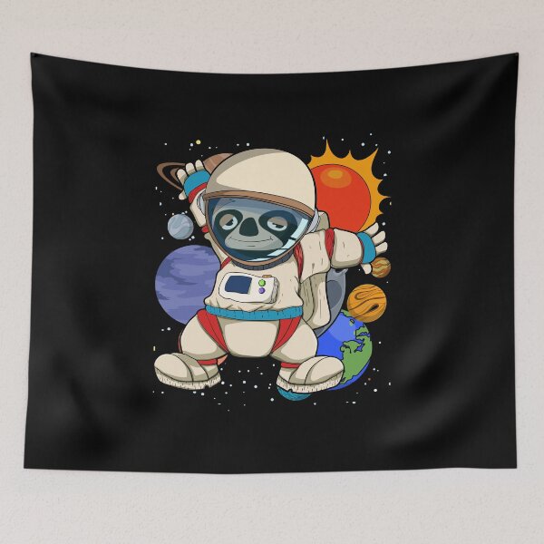 Item preview, Space Science Animal Astronaut Sloth designed and sold by bestshirtdesign.