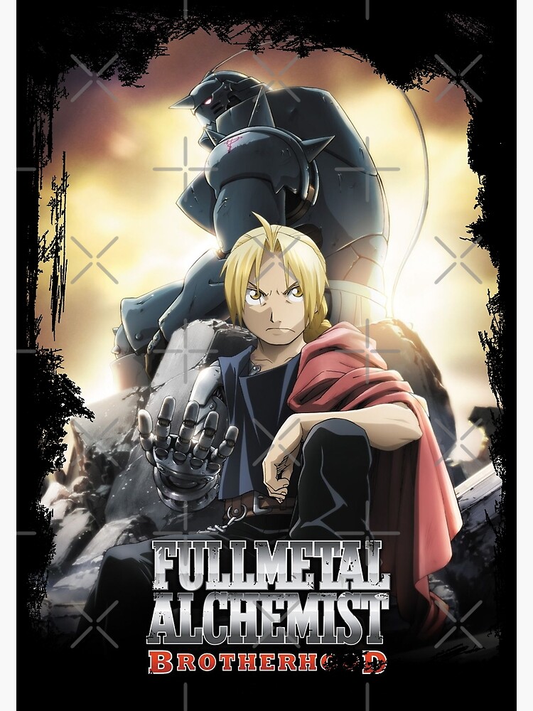 Fullmetal Alchemist Brotherhood Hagane no renkinjutsushi Grunge Border  Anime Design Premium Matte Vertical Poster sold by Emily Carroll, SKU  40838747