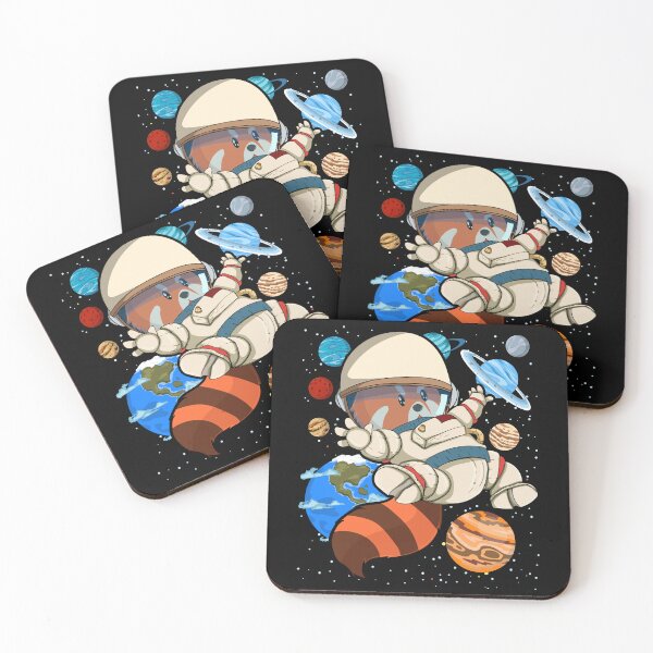 Item preview, Space Science Animal Astronaut Red Panda designed and sold by bestshirtdesign.