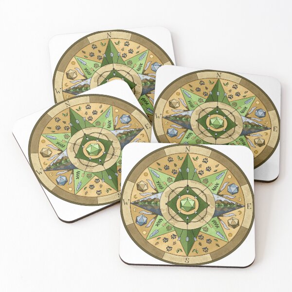 Item preview, Ranger Class Dice Mandala designed and sold by GrousyGirl.