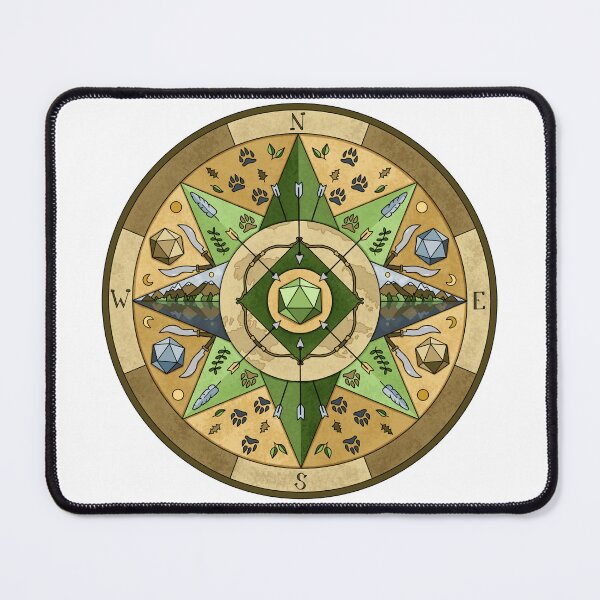 Item preview, Ranger Class Dice Mandala designed and sold by GrousyGirl.