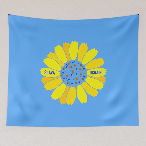 Item preview, Slava ukraini sunflower ( non profit design) designed and sold by Randompicture.
