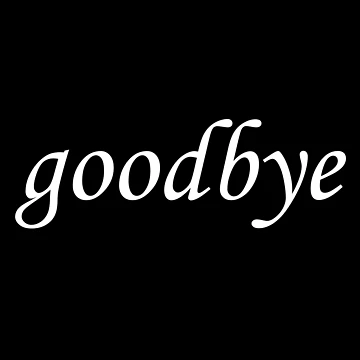 Artwork thumbnail, Goodbye  by DesignJadaStore