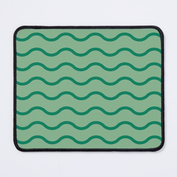 Item preview, Wavy green seamless pattern designed and sold by ProfiTrollka.