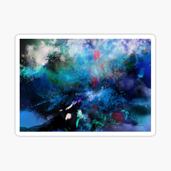 abstract improvisation Sticker