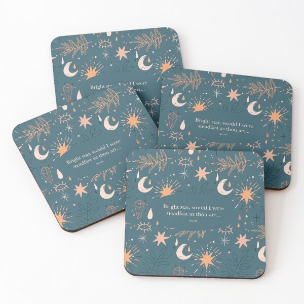 Item preview, Bright star, would I were steadfast as thou art... Keats designed and sold by StudioCitrine.