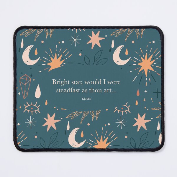 Item preview, Bright star, would I were steadfast as thou art... Keats designed and sold by StudioCitrine.