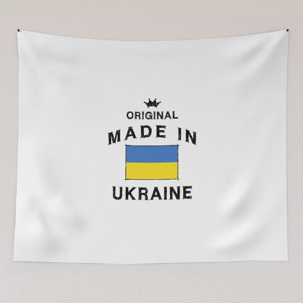 Item preview, Ukraine Ukrainian flag banner designed and sold by GeogDesigns.