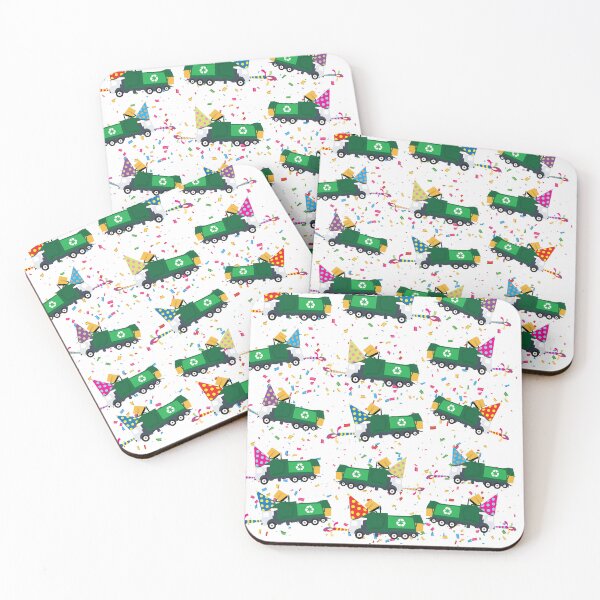 Item preview, Recycling Garbage Truck Party Pattern  designed and sold by idovedesign.