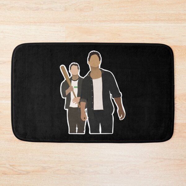 Item preview, Stiles Stilinski And Scott Mccall With Baseball Bat Sticker designed and sold by mercedesfr47.
