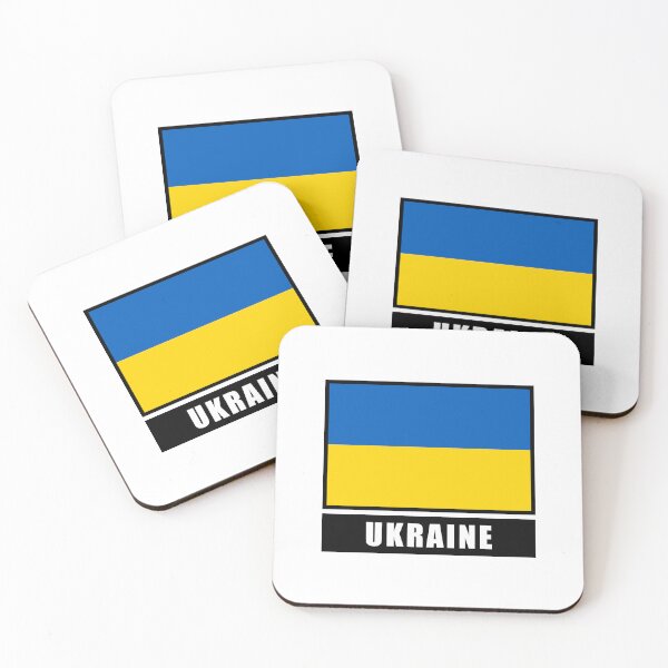 Item preview, Ukraine Ukrainian flag banner designed and sold by GeogDesigns.