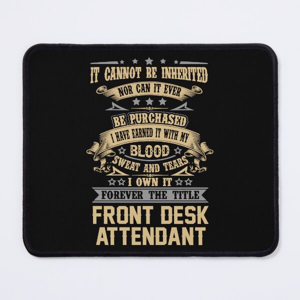 Item preview, Front Desk Attendant T Shirt - Forever The Title Job Gift Item Tee designed and sold by celiagomez456.