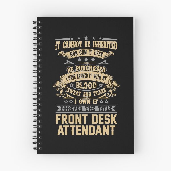 Item preview, Front Desk Attendant T Shirt - Forever The Title Job Gift Item Tee designed and sold by celiagomez456.