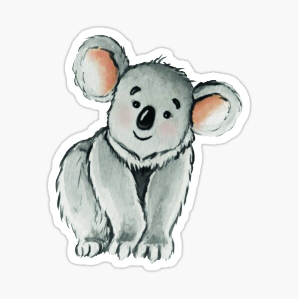 Koala Bear Sticker Cute Koala Bear Sticker Gift for Koala Bear Lovers and  Koala Bear Enthusiasts Baby Koala Bear Vinyl Sticker for Gadgets -  New  Zealand