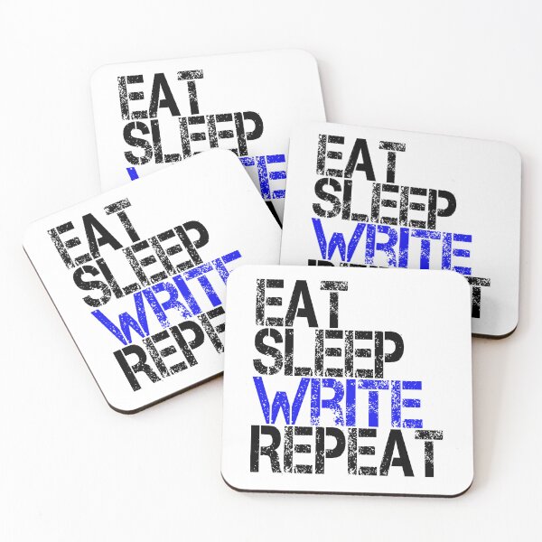 Item preview, Eat Sleep Write Repeat, Grunge  designed and sold by ACC .