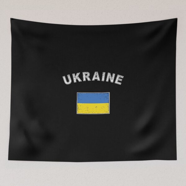 Item preview, Ukraine Ukrainian flag banner designed and sold by GeogDesigns.