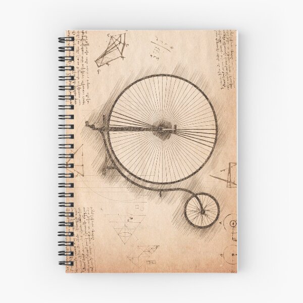 Item preview, Da Vinci Sketch Art Penny Farthing - Vintage designed and sold by Rayyanz.