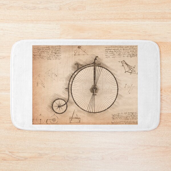 Item preview, Da Vinci Sketch Art Penny Farthing - Vintage designed and sold by Rayyanz.