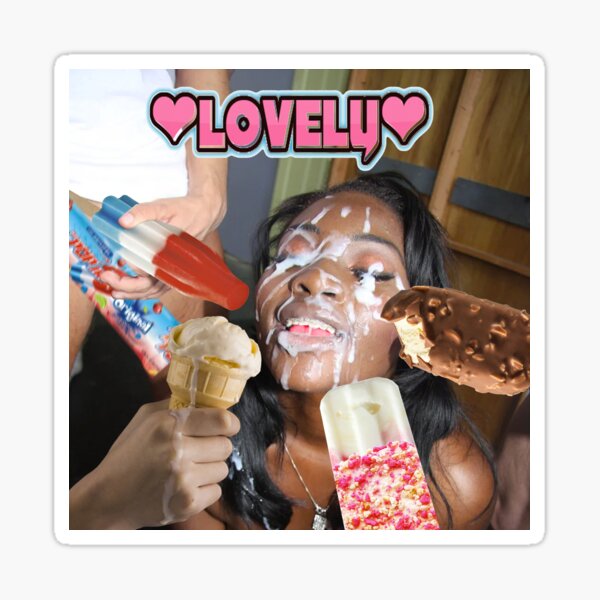 Lovely Ice Cream Party Sticker