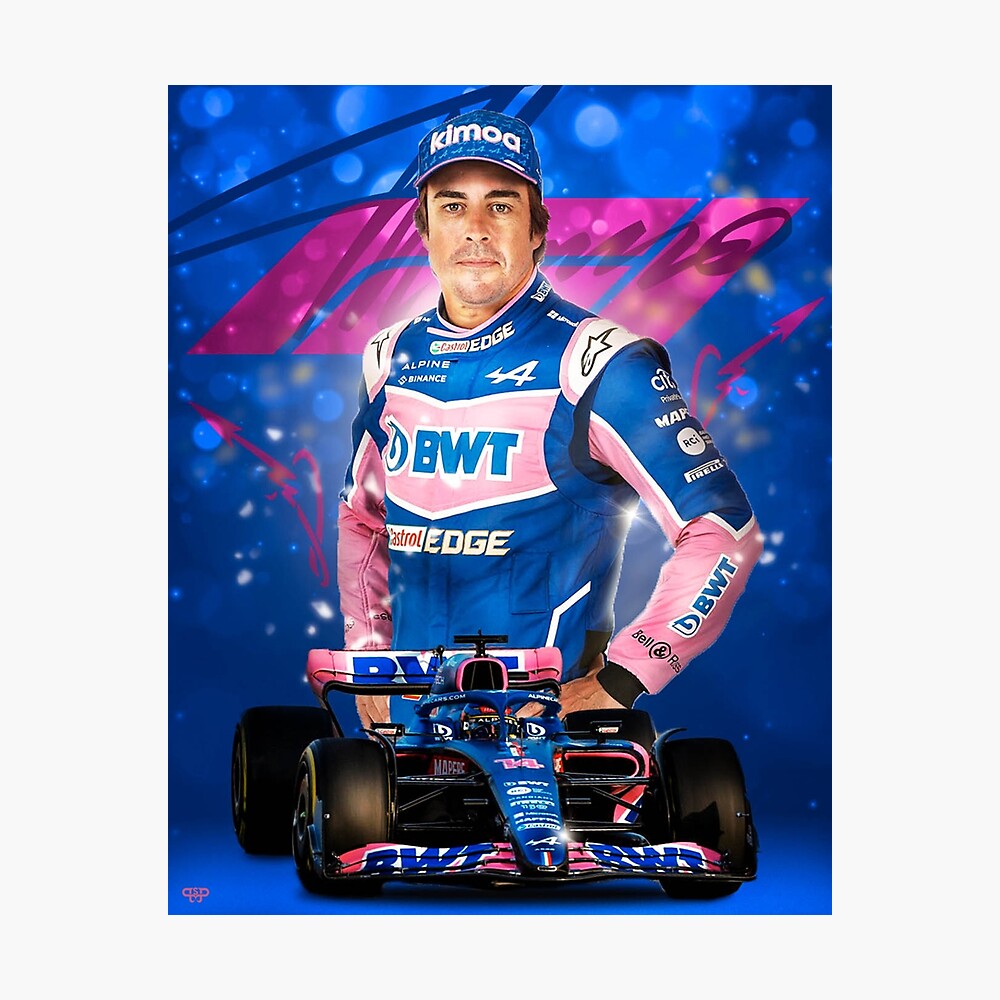 Fernando Alonso Is Overtake Of The Month Award Winner Decor Poster Canvas -  Byztee