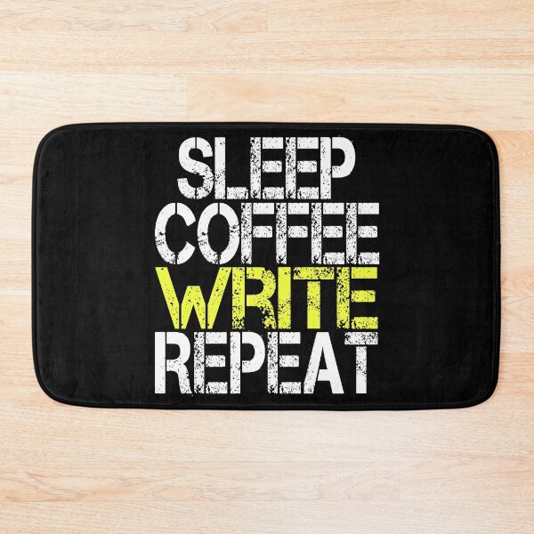 Item preview, Sleep Coffee Write Repeat, Grunge  designed and sold by ACC .