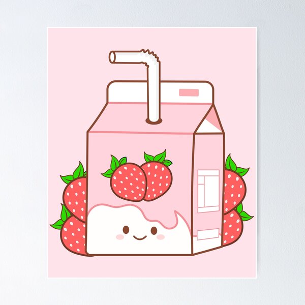 Strawberry Milk Carton Cup Cute Cup Kawaii Cup Strawberry Milk Carton  Strawberry Milk Cup Kawaii Cute Adorable Collectible 