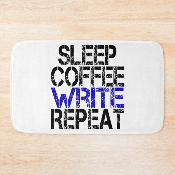 Item preview, Sleep Coffee Write Repeat, Grunge  designed and sold by ACC .