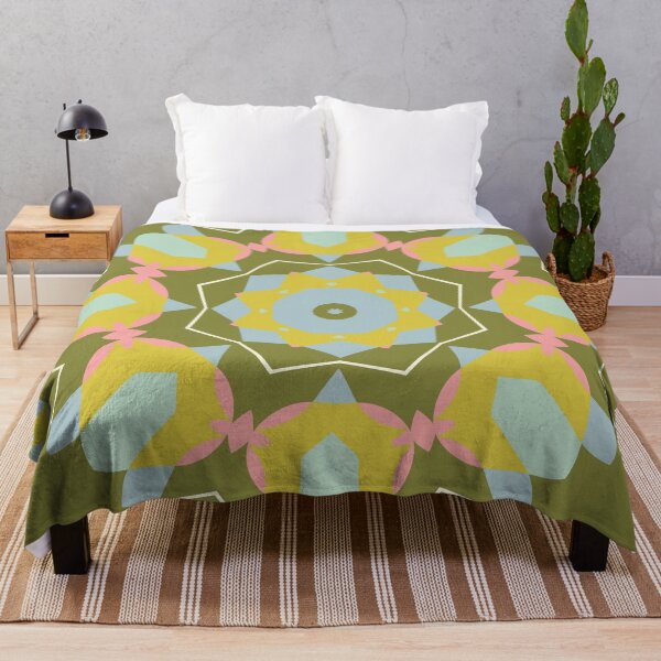 Item preview, Modern Star Flower Pattern Artwork 09 Color 04 designed and sold by Stefanie Boike.