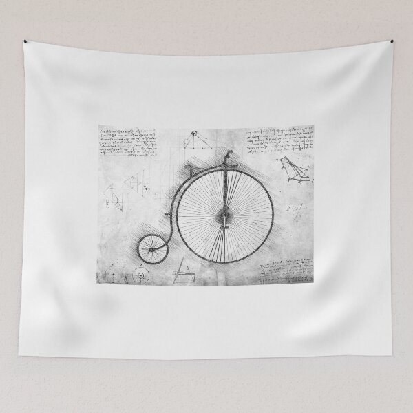 Item preview, Da Vinci Sketch Art Penny Farthing - Grunge designed and sold by Rayyanz.