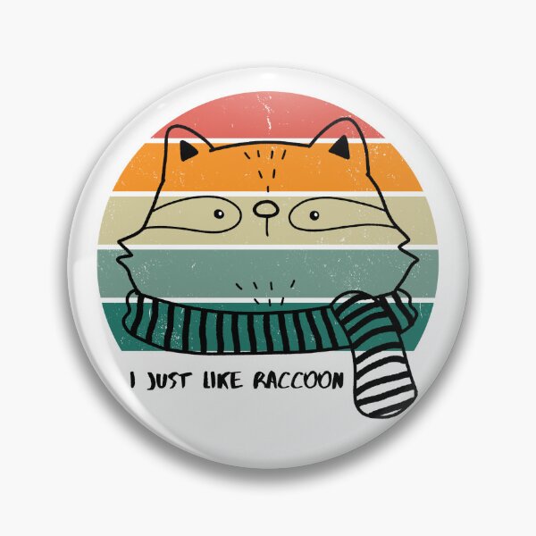 Item preview, little raccoon buddy cute design designed and sold by selfesteeem.