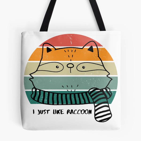 Item preview, little raccoon buddy cute design designed and sold by selfesteeem.