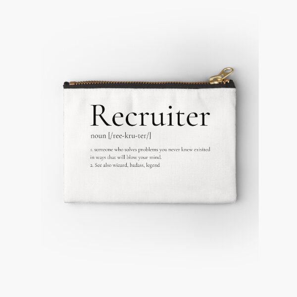 Item preview, Definition of Recruiter Funny Design designed and sold by Click-Like.