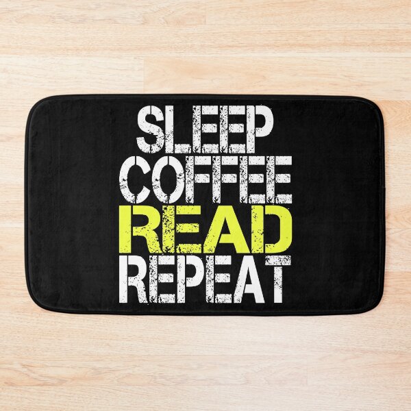 Item preview, Sleep Coffee Read Repeat, Grunge  designed and sold by ACC .