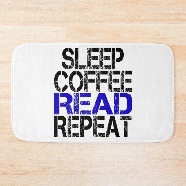 Item preview, Sleep Coffee Read Repeat, Grunge  designed and sold by ACC .